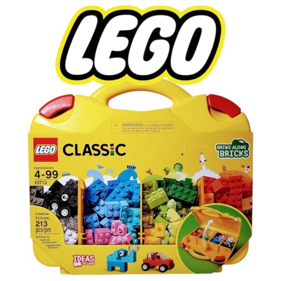 NEW LEGO Classic Creative Suitcase 10713 NEW Travel Case 213 pieces Blocks - Picture 1 of 4